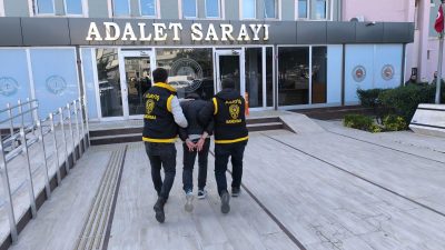 Bandırma’da bir iş yerine girerek hırsızlık yapan şahıs tutuklanarak cezaevine