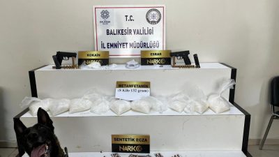 Edremit  İl Emniyet Müdürlüğü, Edremit Narkotik Suçlarla Mücadele ekiplerinin yaptığı