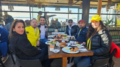 Bandırma’da Fenerbahçe’ye gönül veren taraftarların oluşturduğu “Harbi Fenerbahçeliler” grubu, bir