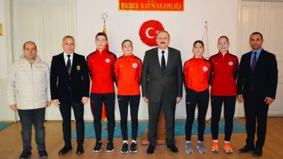 Erdek Atletik NYZ Spor Kulübü, Erdek Kaymakamı Hasan Göç’ü ziyaret