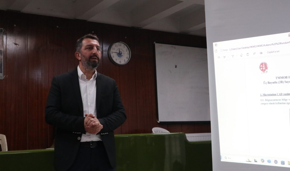 Bandırma’da düzenlenen eğitimle, harita mühendisleri 2025’te zorunlu olacak 3 Boyutlu