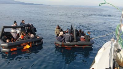 Yunan unsurları tarafından Türk kara sularına 2 can salı ile