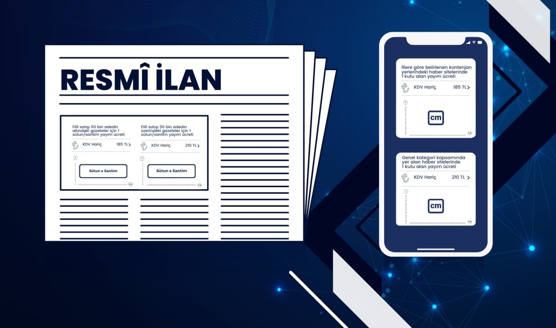 Resmî İlan Fiyat Tarifesi onaylandı Ülkemizdeki basın kuruluşlarının ekonomik bağımsızlıklarını ve yayıncılık faaliyetlerini sürdürebilmeleri noktasında