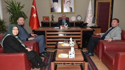 Balıkesir İl Milli Eğitim Müdürü Murat Demir’i ziyaret eden Susurluk
