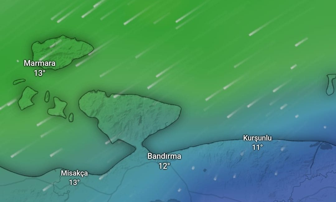 Güney Marmara için sağanak uyarısı Meteoroloji Genel Müdürlüğü, 1 Aralık itibarıyla Güney Marmara bölgesi ve