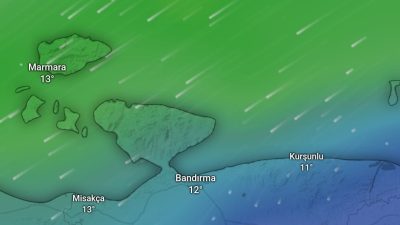 Meteoroloji Genel Müdürlüğü, 1 Aralık itibarıyla Güney Marmara bölgesi ve