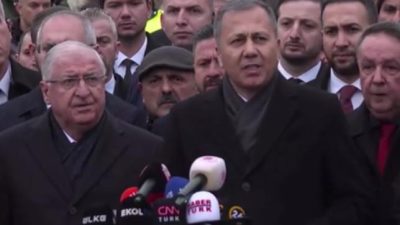 Karesi’deki patlama ile ilgili açıklama yapan İçişleri Bakanı Ali Yerlikaya,