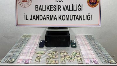 Bandırma’da  İl Jandarma Komutanlığı ekiplerinin düzenlediği operasyonda gözaltına alınan ve