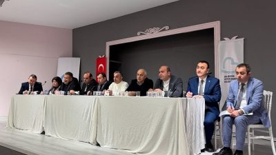 Manyas Belediye Başkanı Ahmet Duru ve BBB yetkilileri, ilçe mahalle