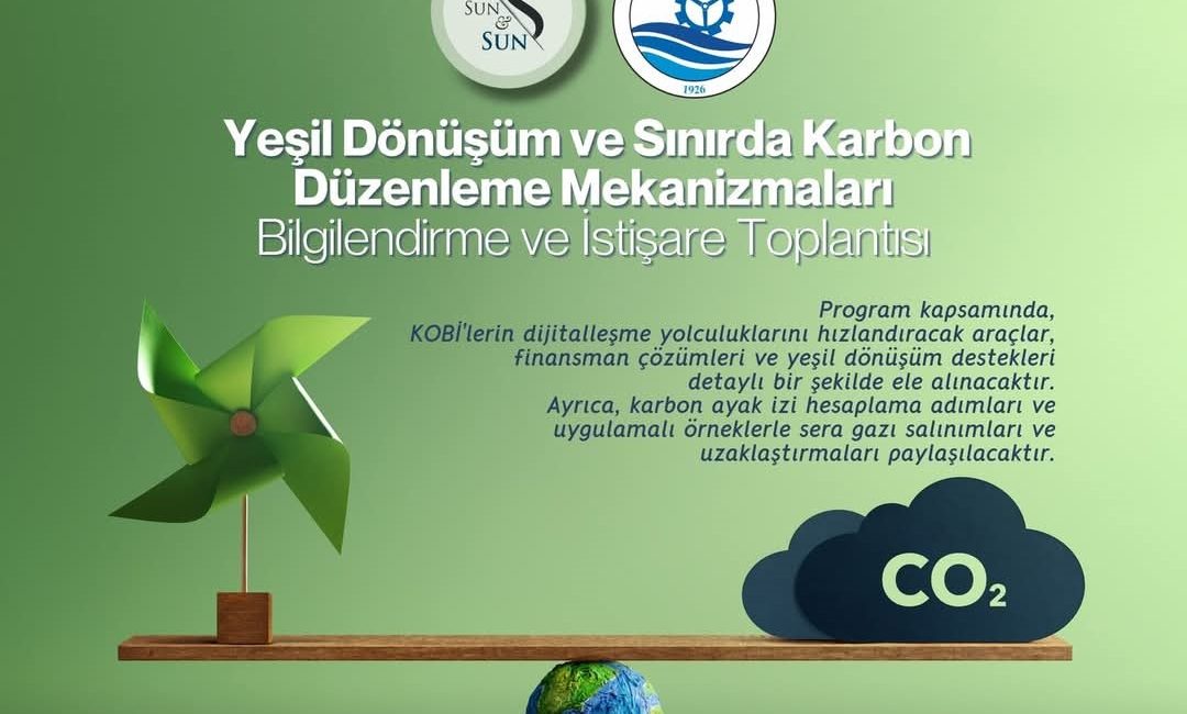 Bandırma’da KOBİ’ler için “Dijitalleşme ve Yeşil Dönüşüm Çözümleri” anlatılacak Bandırma Ticaret Odası ve Sun Danışmanlık iş birliğiyle düzenlenecek toplantı,