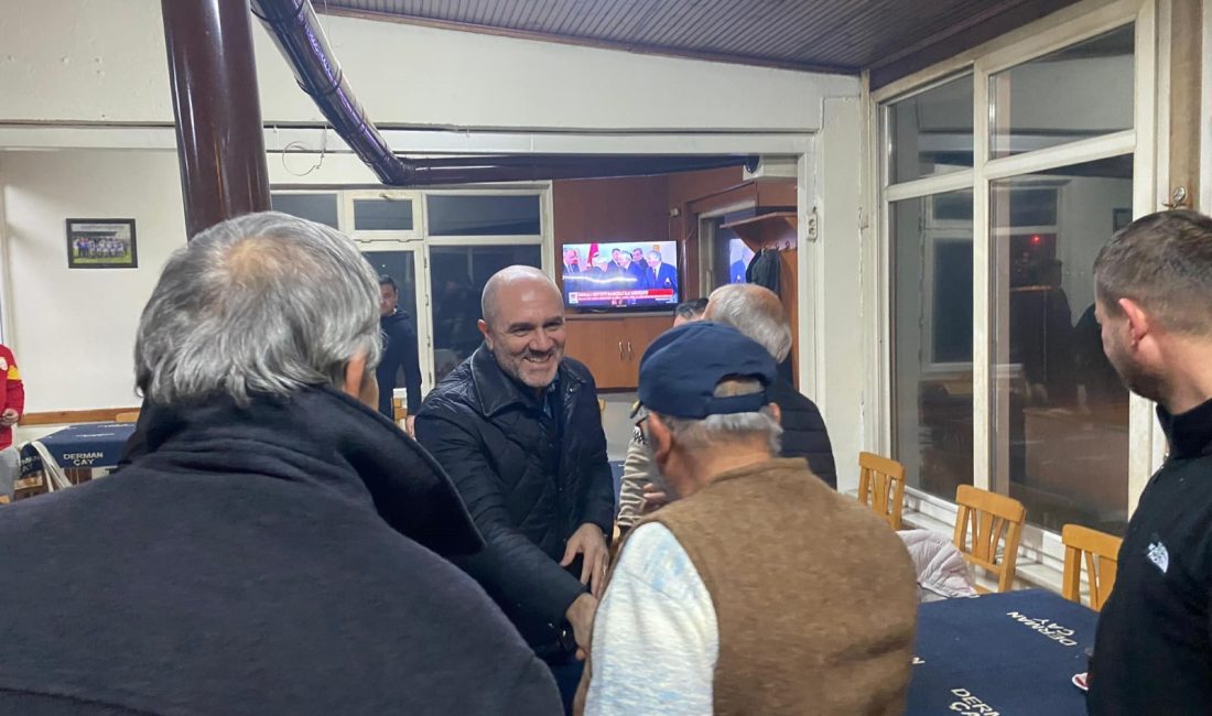 Marmara Adalarda vatandaşlarla bir araya gelen Belediye Başkanı Aydın Dinçer,
