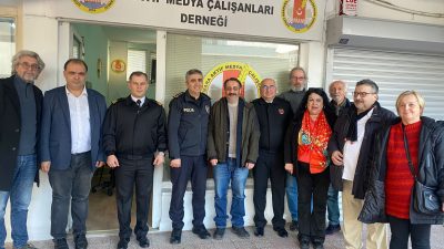 Bandırma protokolü 10 Ocak Çalışan Gazeteciler Günü’nde GÜMAMED’i ziyaret ederek
