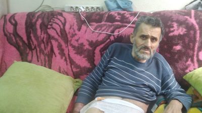Şeker hastalığı nedeniyle bir ayağını kaybeden Yusuf Şahin, zor durumdaki