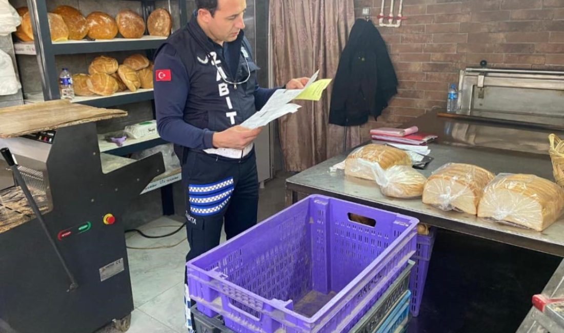 Erdek’in fırınları denetlendi Erdek’te fırınlar denetlenerek gramaj standartları, fiyat tarifesi ve hijyen koşulları