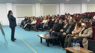 Burhaniye Kaymakamı İlyas Memiş, Balıkesir Valiliği himayelerinde, İlçe Milli Eğitim