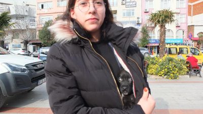Burhaniye’de, lise öğrencisi Ilgın Duman’ın hayvan sevgisi takdir topladı. Çirkin