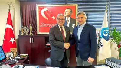 Bandırma Belediye Başkanı Dursun Mirza, Teksüt Bandırmaspor Başkanı Serdar Kuter