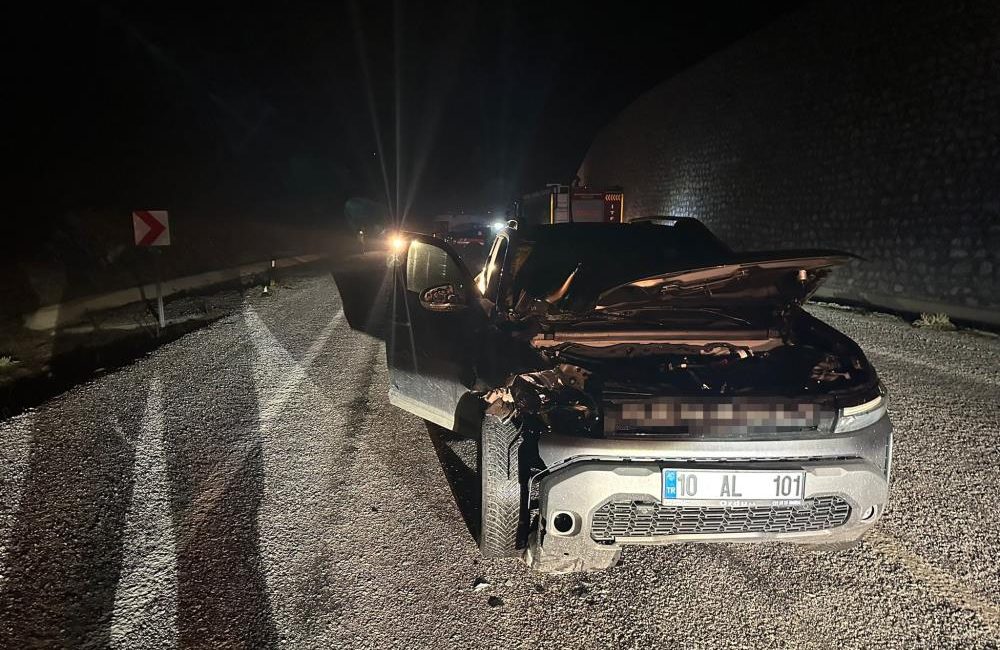 Kaza sonrası yardım için yola çıkan sürücü araç çarpması sonucu hayatını kaybetti Balıkesir’de şarampole devrilen aracından yardım için yola çıkan sürücü, araç