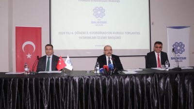 Balıkesir’e 2024 yılında yapılan ve 2025’de yapılacak yatırımların ele alındığı