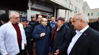 Gönen’de, Taştepe mevkiinde meydana gelen servis aracı kazasında 26 işçi