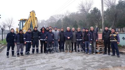 Susurluk’ta devam eden altyapı ve üstyapı çalışmaları kapsamında trafik akışının