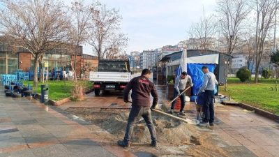 Balıkesir Büyükşehir Belediyesi, Bandırma Sahil Bandı’ndaki Mendirek yolunda kapsamlı onarım