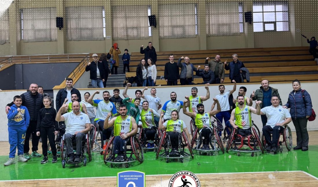 Balıkesir Büyükşehir’in Tekerlekli Sandalye Takımı Adana’yı farklı geçti Balıkesir Büyükşehir Belediyespor, Tekerlekli Sandalye Basketbol Süper Ligi’nin 8. haftasında