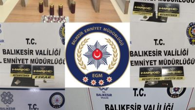 Balıkesir’de polis ekipleri tarafından aranan şahıslara yönelik yapılan denetimlerde çok