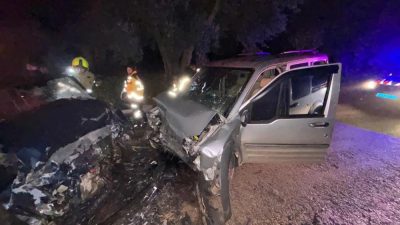 Edincik Mahallesi Düzler yolunda meydana gelen çift taraflı trafik kazasında