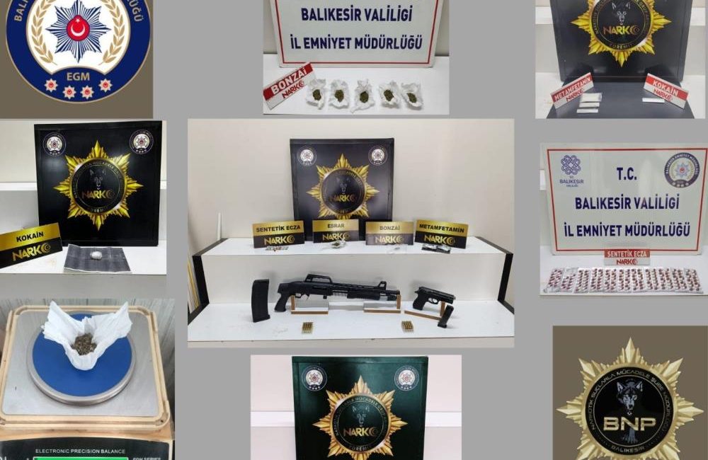 Balıkesir’de 13 şüpheli şahsa uyuşturucu operasyonu Balıkesir’in Edremit ve Havran İlçelerinde Narkotik Suçlarla Mücadele ekiplerinin yaptığı