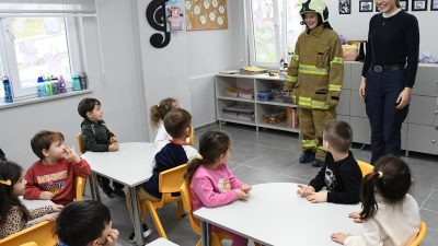 Balıkesir Büyükşehir Belediyesi tarafından yangına karşı tedbir almak ve küçük