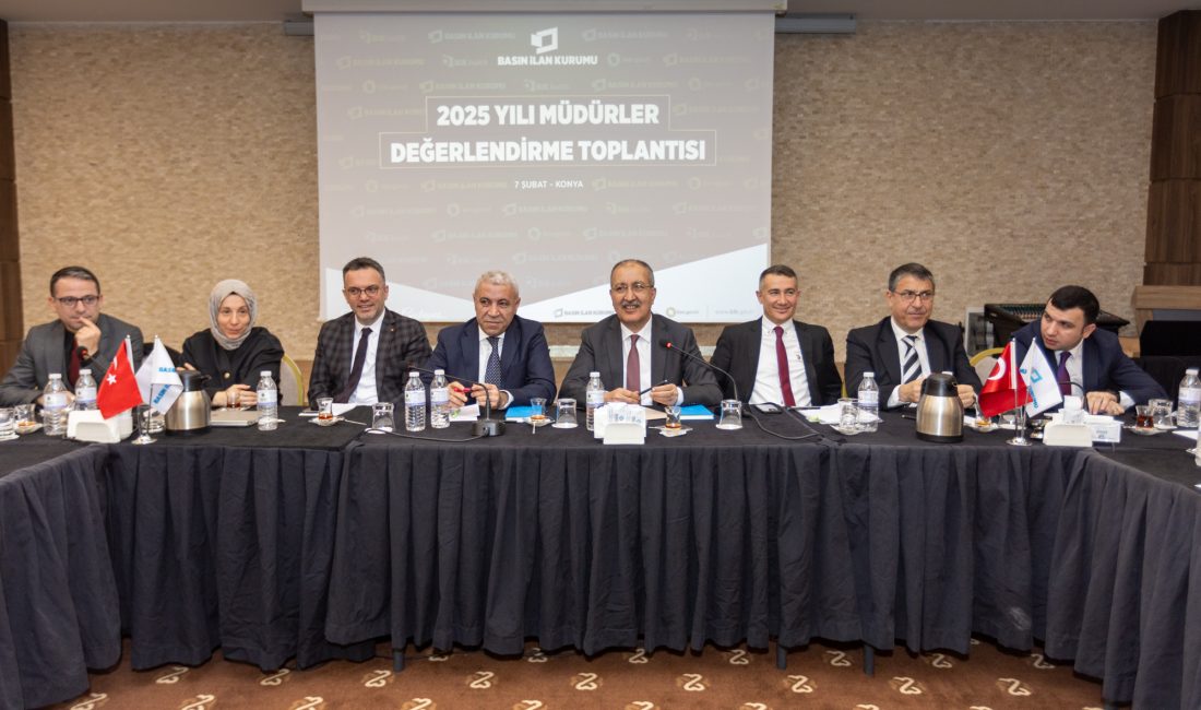 Basın İlan Kurumu üst yönetimi ve müdürleri “2025 Yılı Müdürler