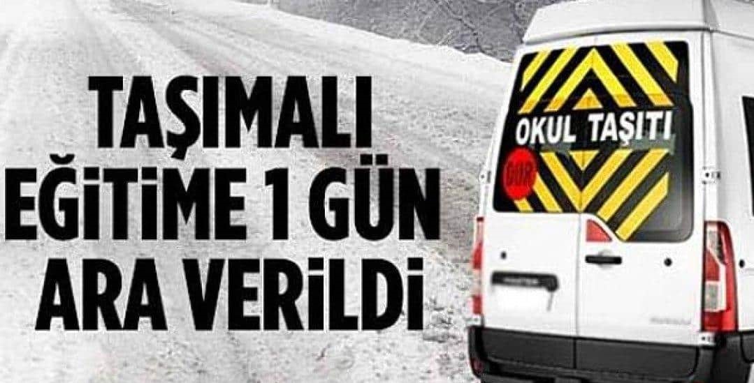 Dursunbey’de taşımalı eğitime kar tatili Dursunbey’de Hıfzısıhha Kurulu kararı ile taşımalı eğitime 1 gün ara