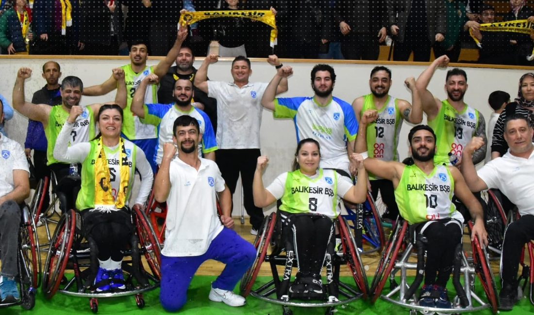 Tekerlekli Sandalye Basketbol Süper Ligi’nin 13. haftasında Balıkesir Büyükşehir Belediyespor,
