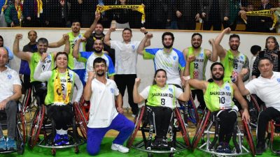 Tekerlekli Sandalye Basketbol Süper Ligi’nin 13. haftasında Balıkesir Büyükşehir Belediyespor,