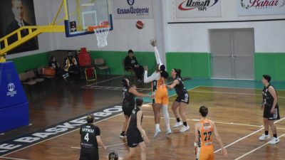 Türkiye Kadınlar Basketbol Ligi’nde (TKBL) 23. hafta karşılaşmasında Edremit Belediyesi