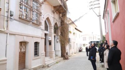 Burhaniye’de kentsel dönüşüm çalışmaları çerçevesinde önemli bir adım atıldı. Burhaniye