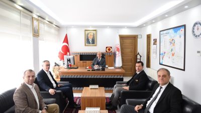 Bandırma Ticaret Borsası heyeti, Balıkesir İl Tarım Müdürü Dr. Hüseyin