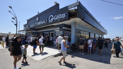 Gestaş Deniz Ulaşımı, Gökçeada-Kabatepe, Geyikli-Bozcaada ve Güney Marmara hatlarında yüzde