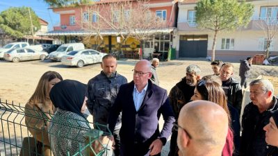 CHP Balıkesir Milletvekili Serkan Sarı, Balıkesir’in Kepsut ilçesine bağlı Mahmudiye