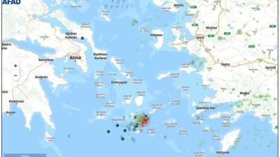 Afet ve Acil Durum Yönetimi Başkanlığı (AFAD) tarafından, “Ege Denizi’nde,
