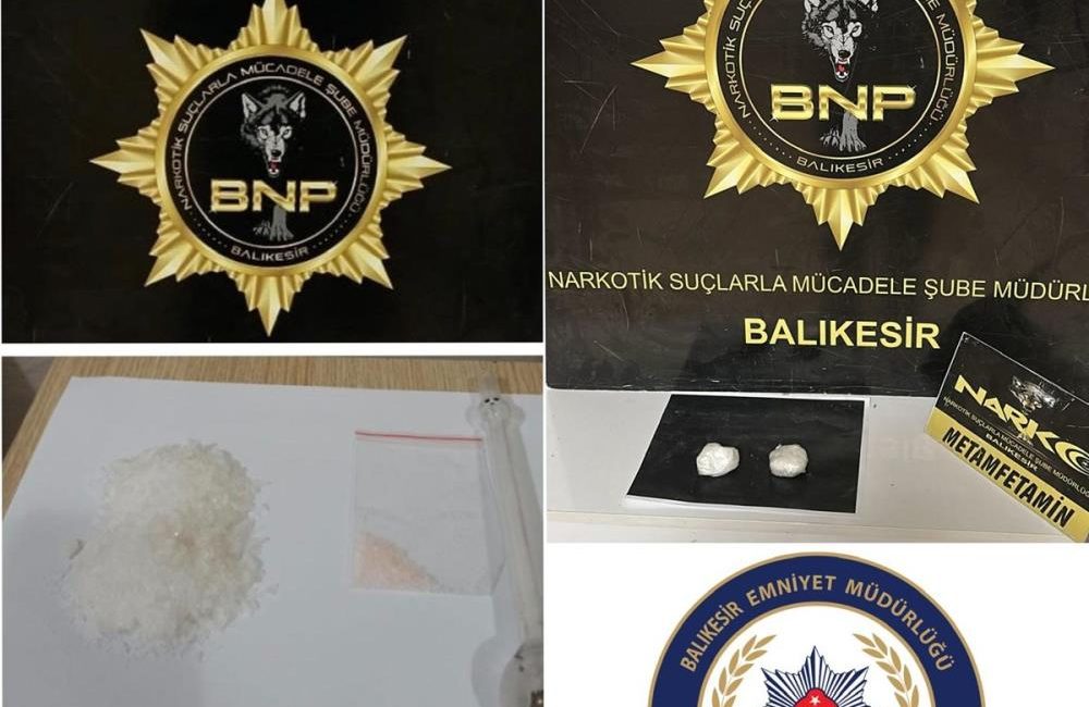 Balıkesir’de gerçekleştirilen uyuşturucu operasyonlarında 4 şüpheli gözaltına alındı. İl Emniyet