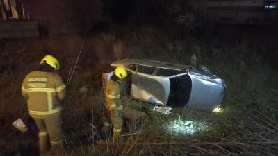 Susurluk’ta  meydana gelen trafik kazasında, otomobil sürücüsü ağır yaralandı Edinilen