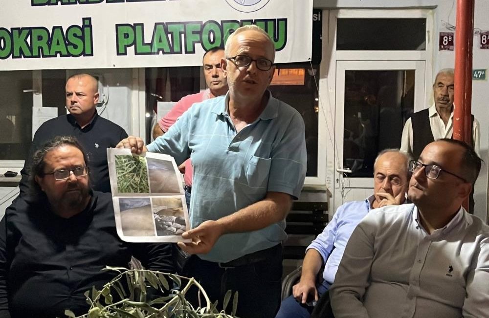 Yeşilçomlu Mahallesi’nde taş ocağı sahasını genişletmek isteyen Bursa Beton Şirketi,