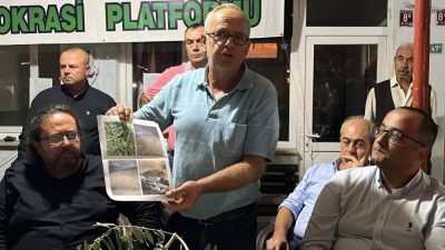 Yeşilçomlu Mahallesi’nde taş ocağı sahasını genişletmek isteyen Bursa Beton Şirketi,