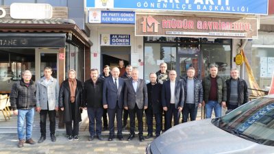 Gönen Belediye Başkanı İbrahim Palaz, AK Parti Gönen İlçe Başkanlığı’nı