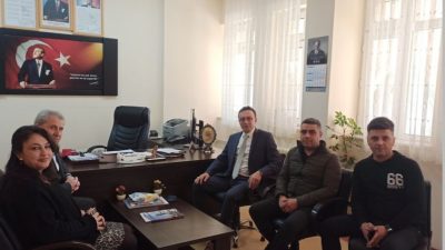 Akşemsettin Mesleki ve Teknik Anadolu Lisesi’ni ziyaret eden Bandırma İlçe