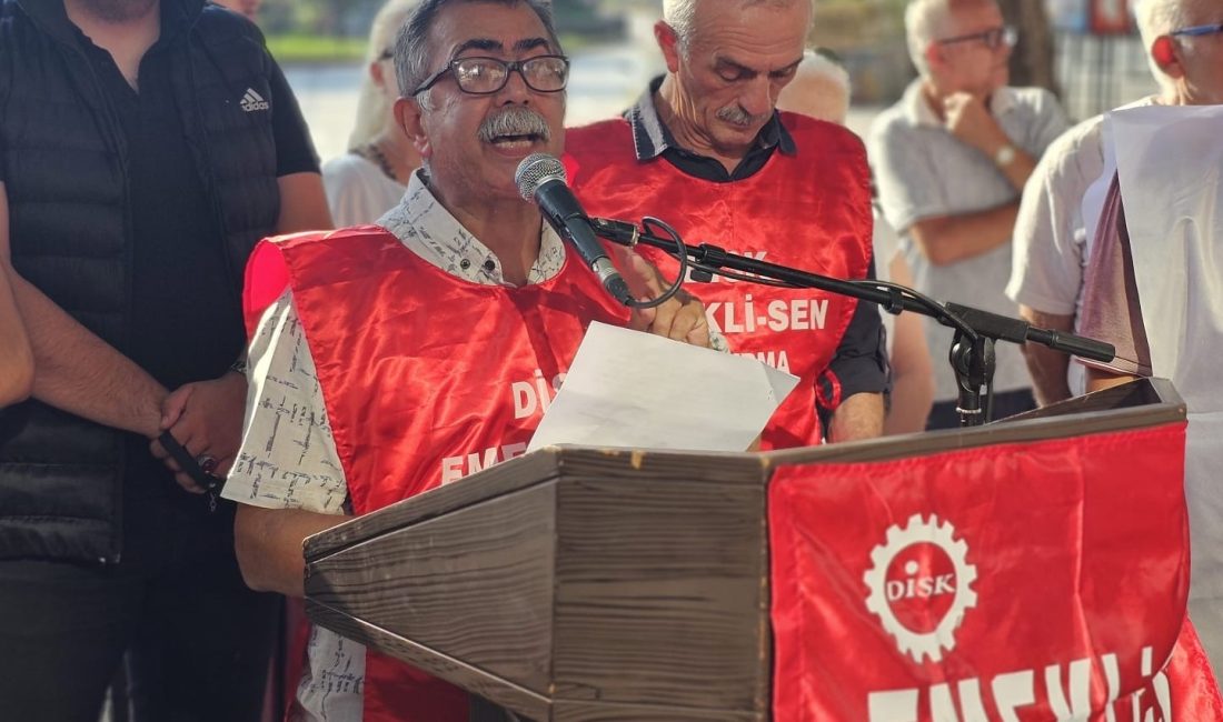 DİSK Emekli Sen Bandırma Şube Başkanı Levent Başkanı Levent Balkış,