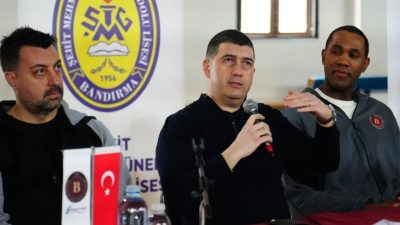 Bandırma Bordo Basketbol Takımı, Şehit Mehmet Günenç Anadolu Lisesi öğrencileriyle