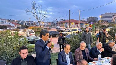 Bandırma Ayyıldız Mahallesi’nde 500 kişinin katıldığı iftar programı, mahalle halkının